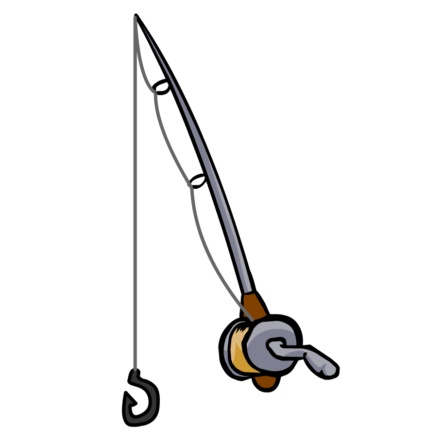 875x911 Fishing Rod Clipart Black And White