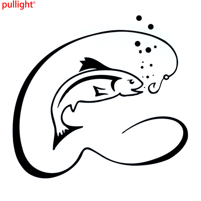 640x640 Interesting Fishing Rod Decal Vinyl Decor Car Stickers Silhouette