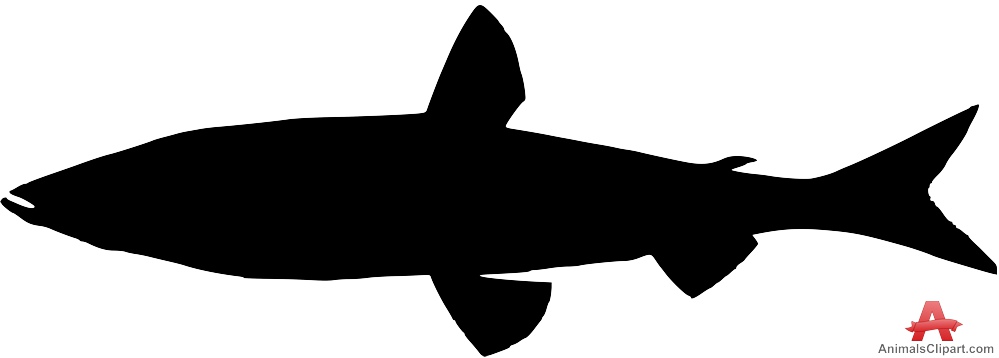 999x358 Clipart Fish Silhouette Collection
