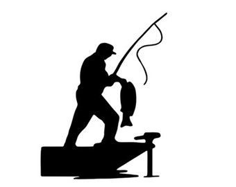 340x270 Fishing Boat Decal Svg Dxf File Instant Download Silhouette Cameo