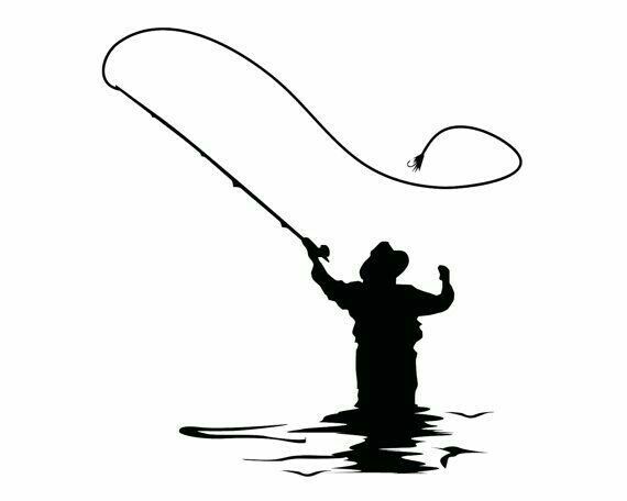 570x456 82 Best Silhouettes Fish Fishing Silhouettes Images