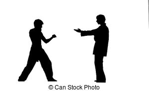 300x183 Young Man Expertly Twirling Nunchaku, Silhouette Costume