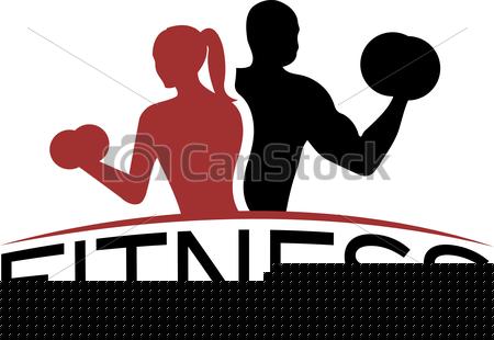 450x310 Man And Woman Of Fitness Silhouette Character Vector Design Eps