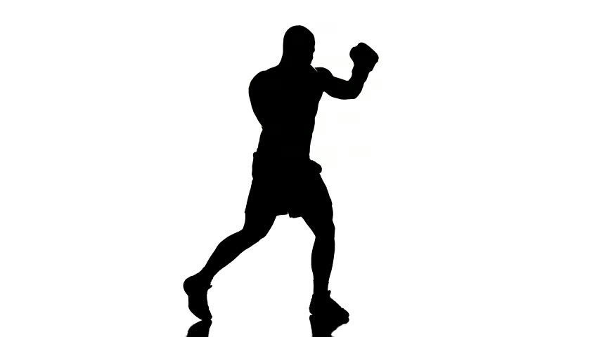 852x480 Boxer Man During Boxing Hiting Heavy Bag At Training Fitness Gym