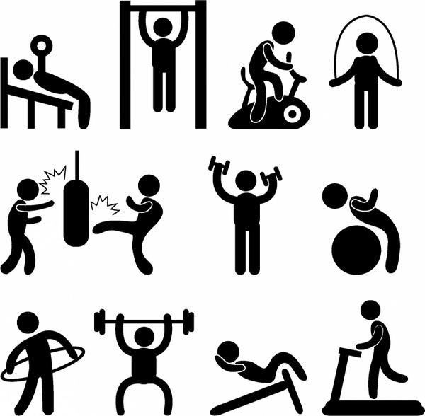 600x588 Athletic Gym Gymnasium Exercise Free Vector In Adobe Illustrator