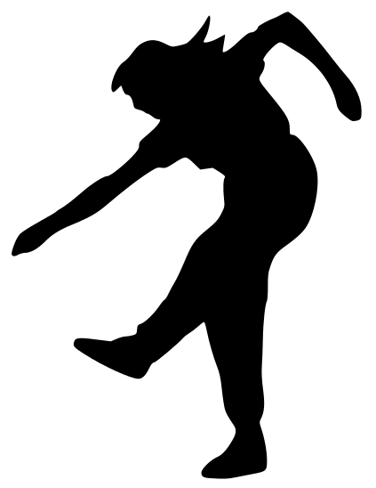 423x548 Fitness Silhouettes Clip Art Download