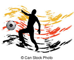 240x195 Boy With A Soccer Ball Silhouette Vector Clipart Eps Images. 37