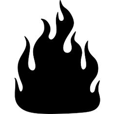 Flame Silhouette at GetDrawings | Free download