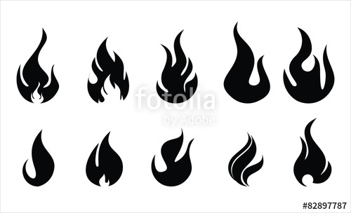 500x304 Fire And Flame Illustration