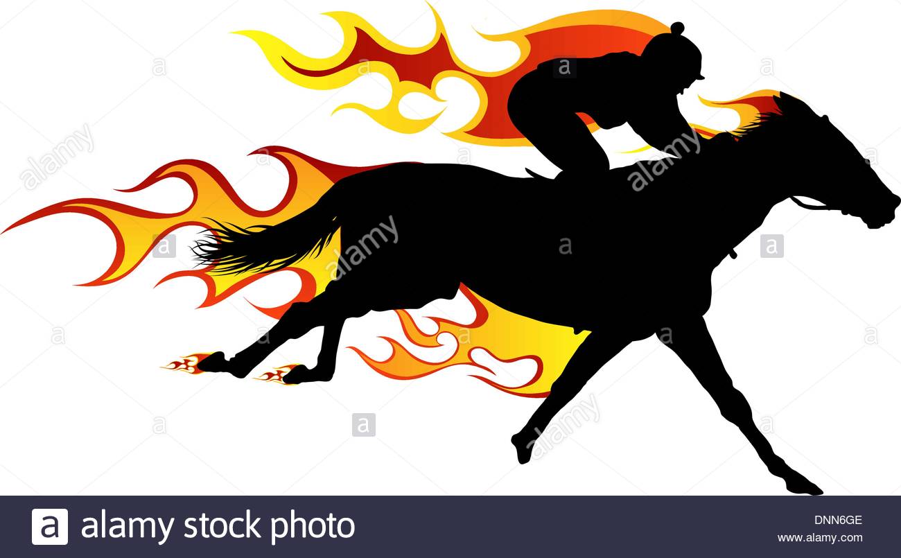 1300x805 Fire Silhouette Run Stock Vector Images