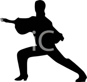 300x284 Art Image A Male Flamenco Dancer's Silhouette