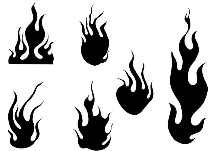 Flames Silhouette at GetDrawings | Free download