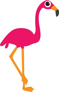 193x300 Printable Flamingo Bookmark Personalise With A By Papercakemakes