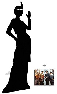 196x320 Flapper Girl Silhouette