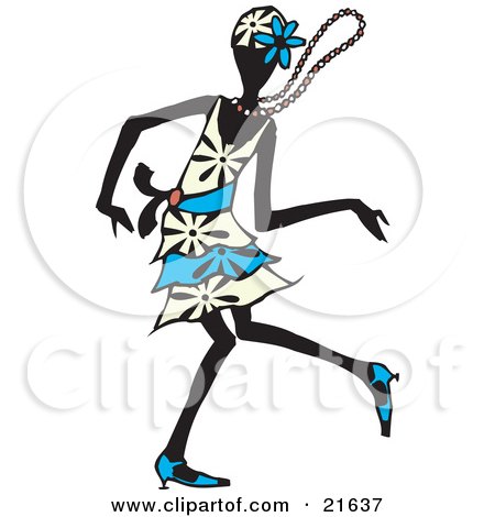 450x470 Dancer Clipart Flapper