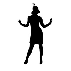 Flapper Silhouette Clip Art at GetDrawings | Free download