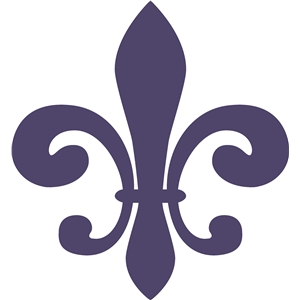 Fleur De Lis Silhouette at GetDrawings | Free download