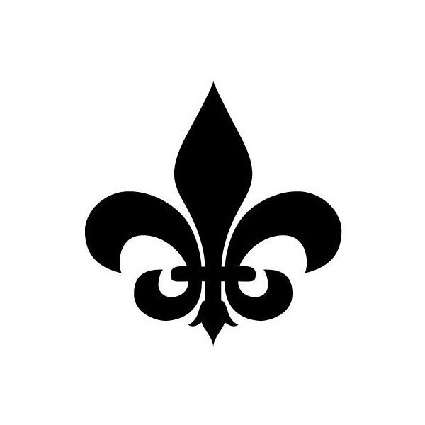 Fleur De Lis Silhouette at GetDrawings | Free download