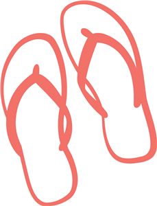 Flip Flop Silhouette Clip Art at GetDrawings | Free download