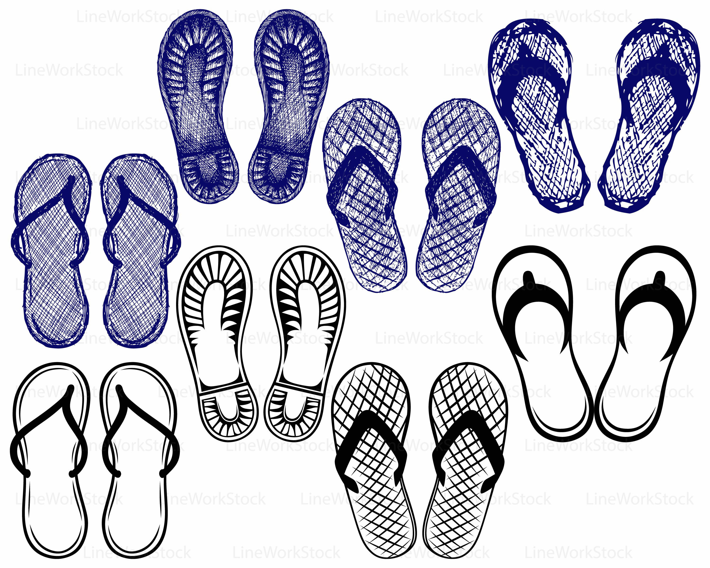 3000x2400 Flip Flops Svgslippers Clipartflip Flops Svgslippers Silhouette