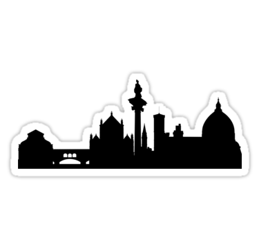 375x360 Florence Skyline Stickers By Maximgertsen Redbubble