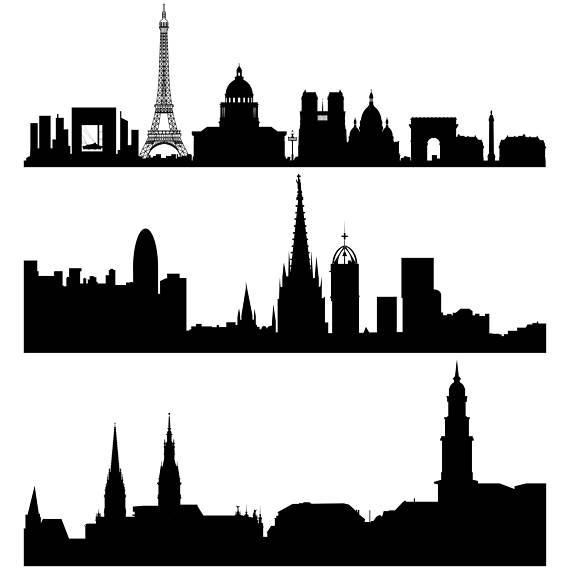 570x570 City Silhouette Svg Europe Cities Svg World Cities Svg