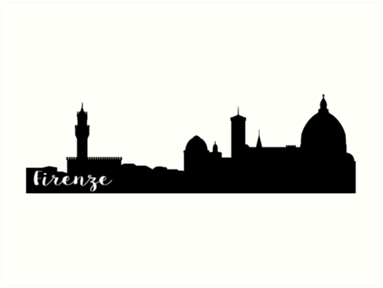 549x413 Firenze Skyline Art Prints By Zejanysz Redbubble