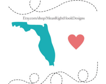 340x270 Florida Silhouette Clipart