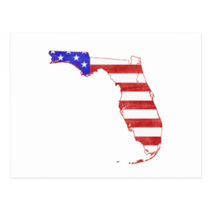 307x307 Florida State Silhouette Postcards Zazzle