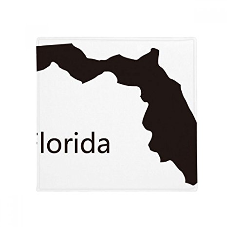 466x466 Florida America Usa Map Silhouette Anti Slip Floor Pet
