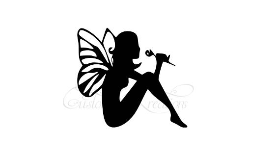 570x320 Sitting Flower Fairy Svg File