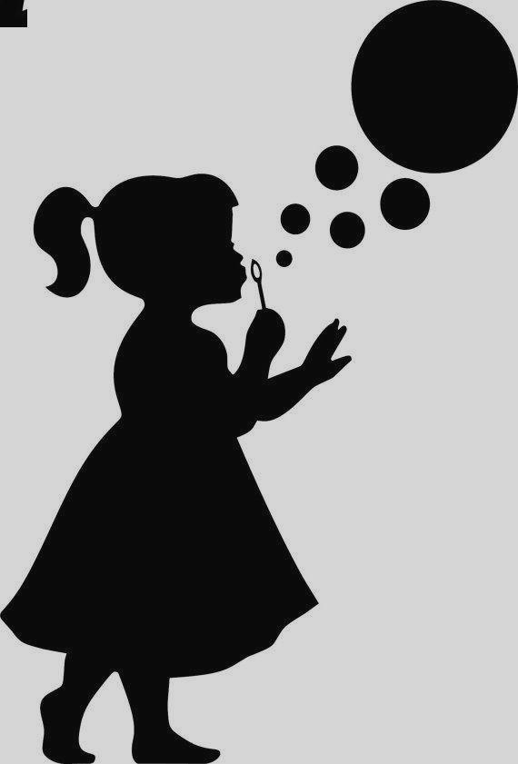 570x841 Clip Art Flower Girl Silhouette Clip Art Mzt3ana