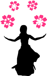 190x308 Flower Girl, Silhouette T Shirt Spreadshirt