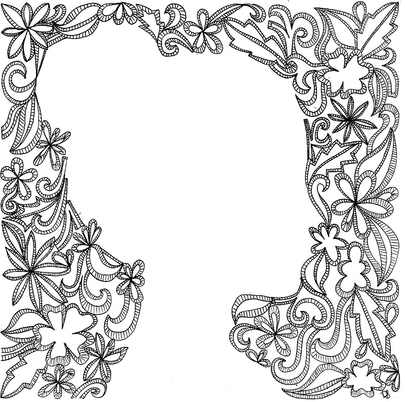 800x794 Flower Girl Silhouette Sketch Greeting Cards By Yakart Redbubble