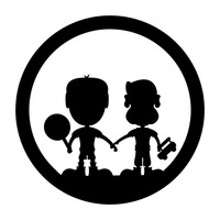 200x200 Shape Shapes Silhouette Silhouettes Boy Boys Human People Person