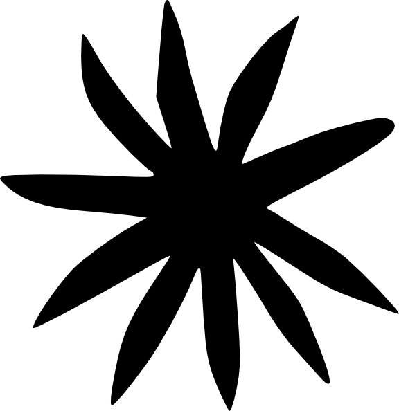 576x594 Flower Silhouette Clip Art Free Vector In Open Office Drawing Svg