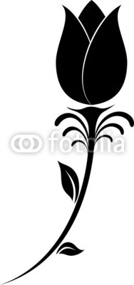 188x400 Flower Silhouette Vector Free Royality Vector Stock Arts