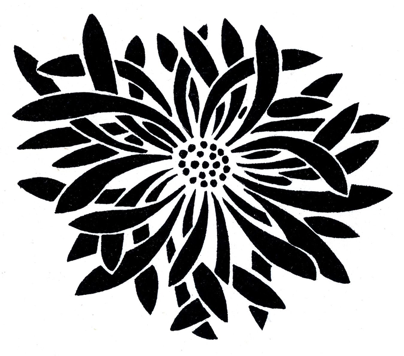 1350x1190 Flower Graphics