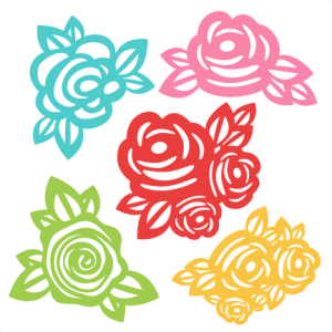 300x300 Flowers Svg Scrapbook Cut File Cute Clipart Files For Silhouette