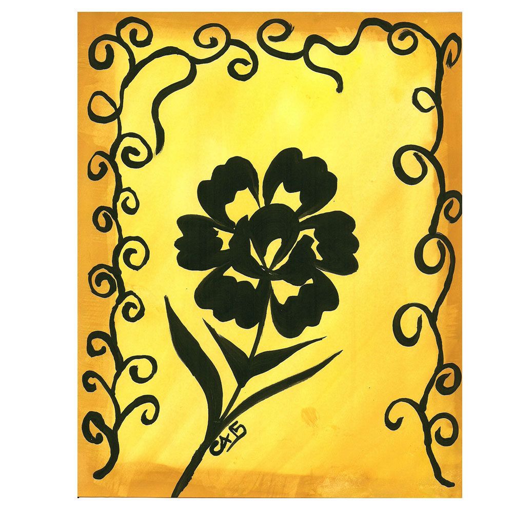 1000x1000 Hand Painted 8x10 Acrylic Painting On Paper Made In Montana Scroll