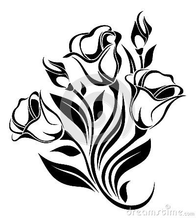 400x446 232 Best Flowers Images On Stencil, Arabesque