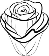 189x215 Flowers Silhouette Premium Clipart