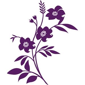 300x300 Image Result For Floral Sprig Silhouettes Patterns