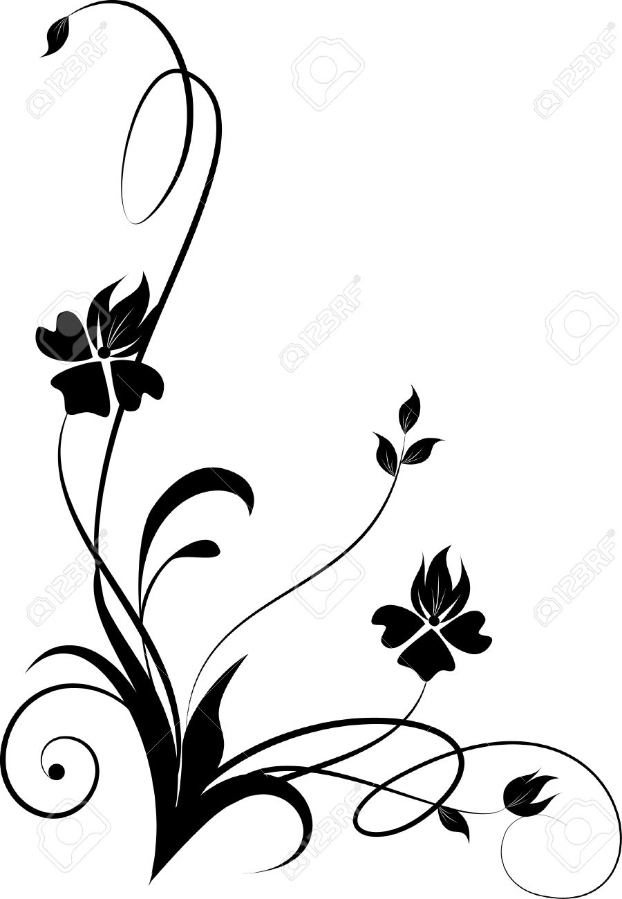 900x1300 Floral Vector Cliparts Collection