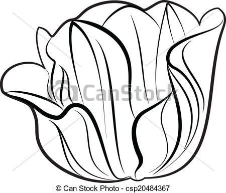 450x385 Illustration Of Great Flowers Silhouette Clip Art Vector
