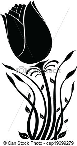 248x470 Illustration Of Flower Silhouette Vectors Illustration