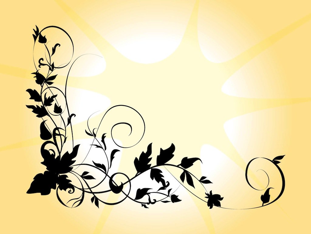 1024x771 Silhouette Flower Vector Art Amp Graphics