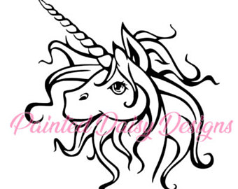 340x270 Unicorn Hair Svg Etsy