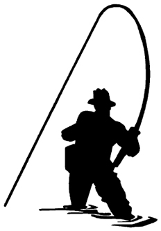 232x333 Fly Fisherman Decal