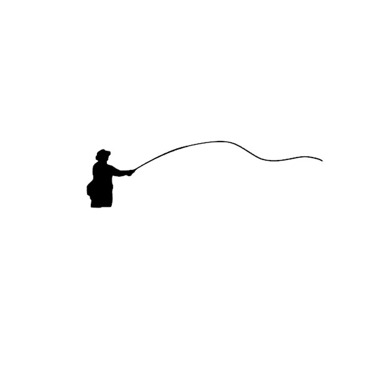800x800 Fly Fishing Fly Silhouette